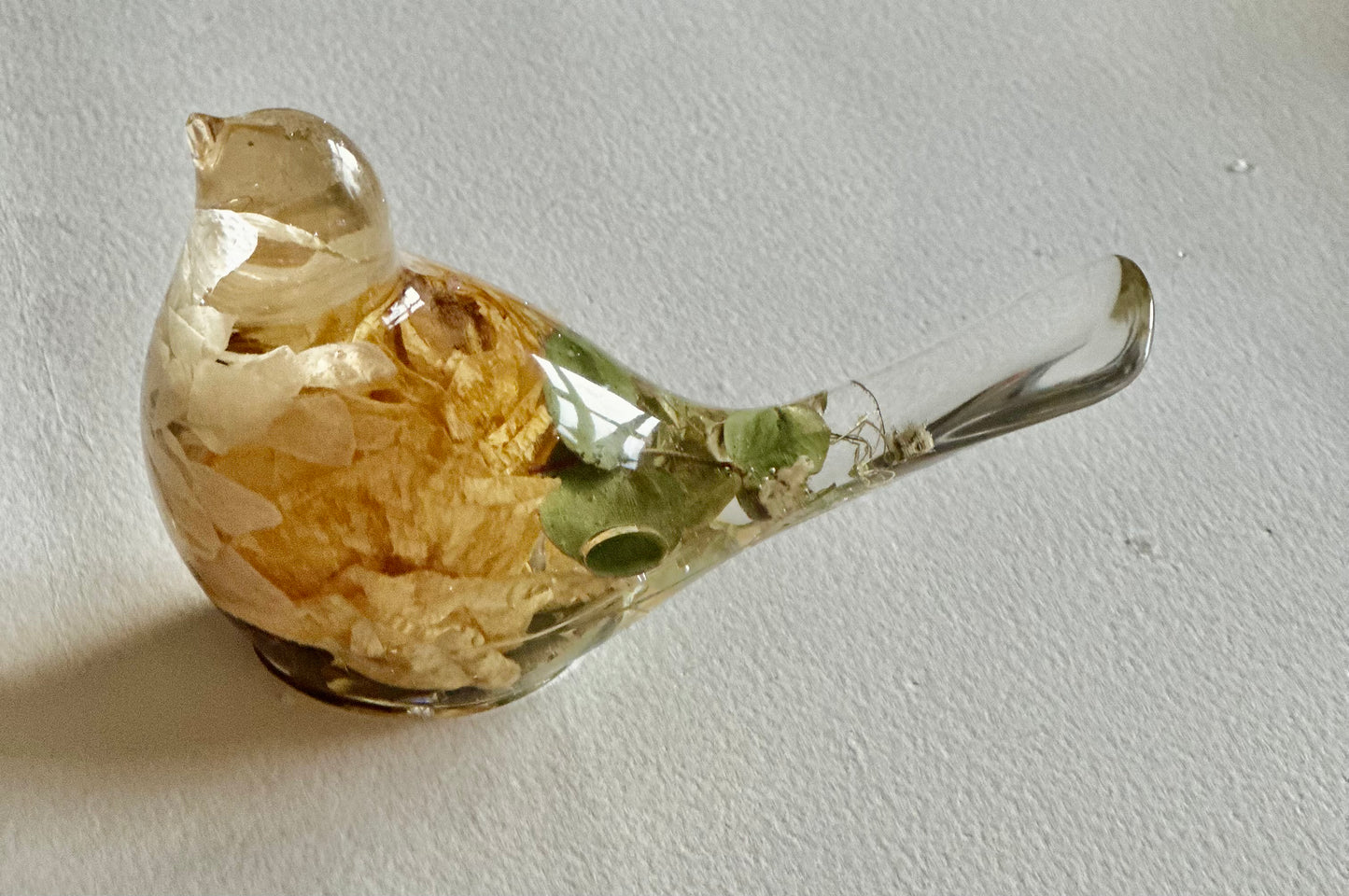 Flower preservation robin (large)