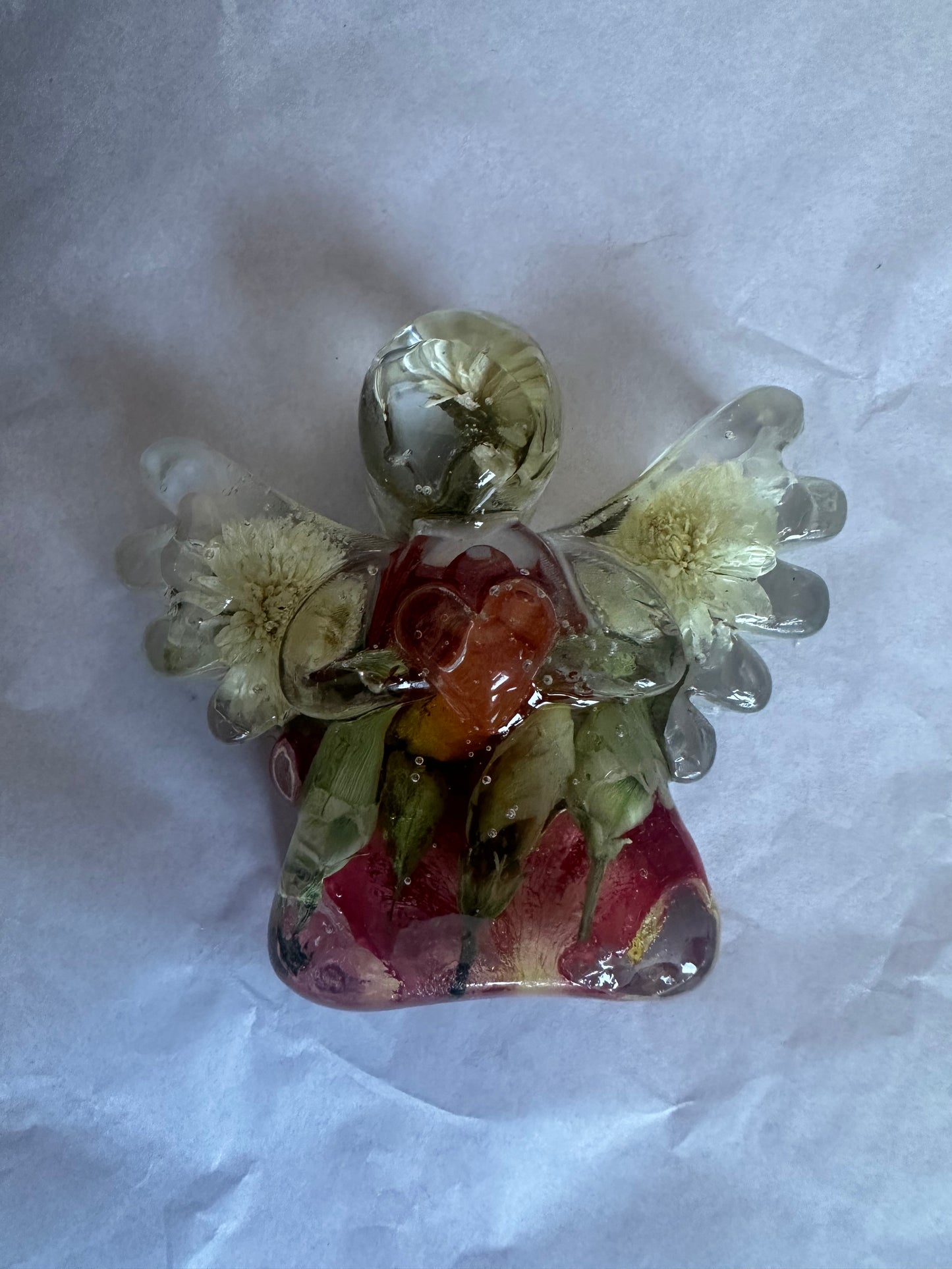 Flower preservation angel