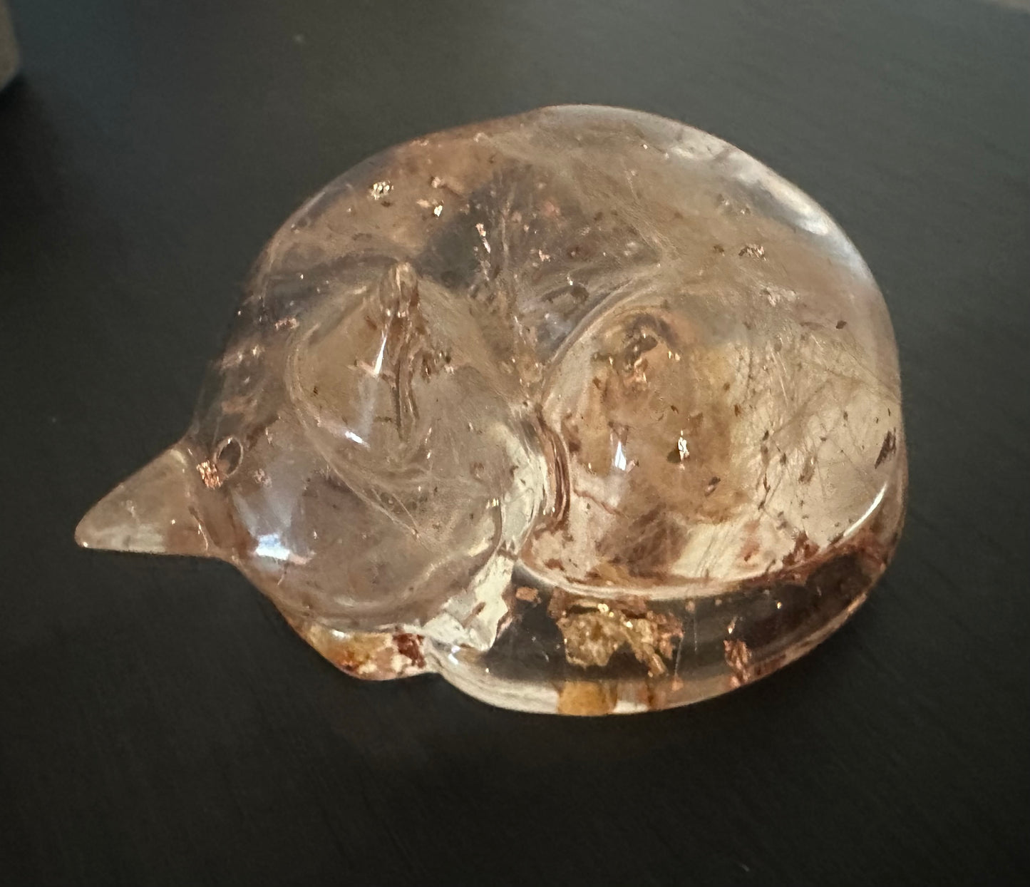 Resin cat memorial