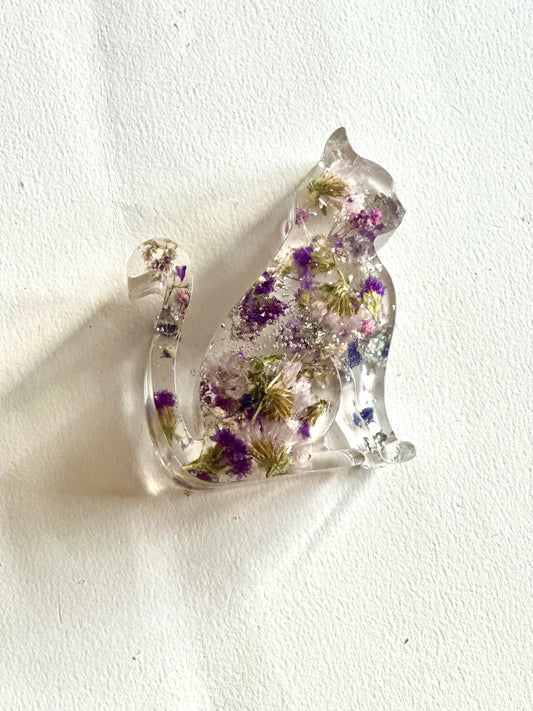 Flower preservation cat