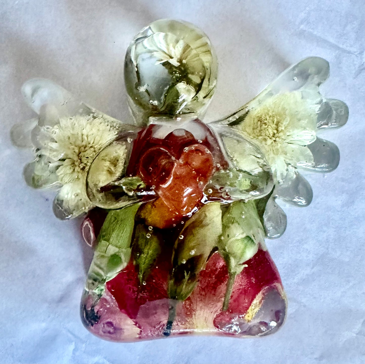 Flower preservation angel
