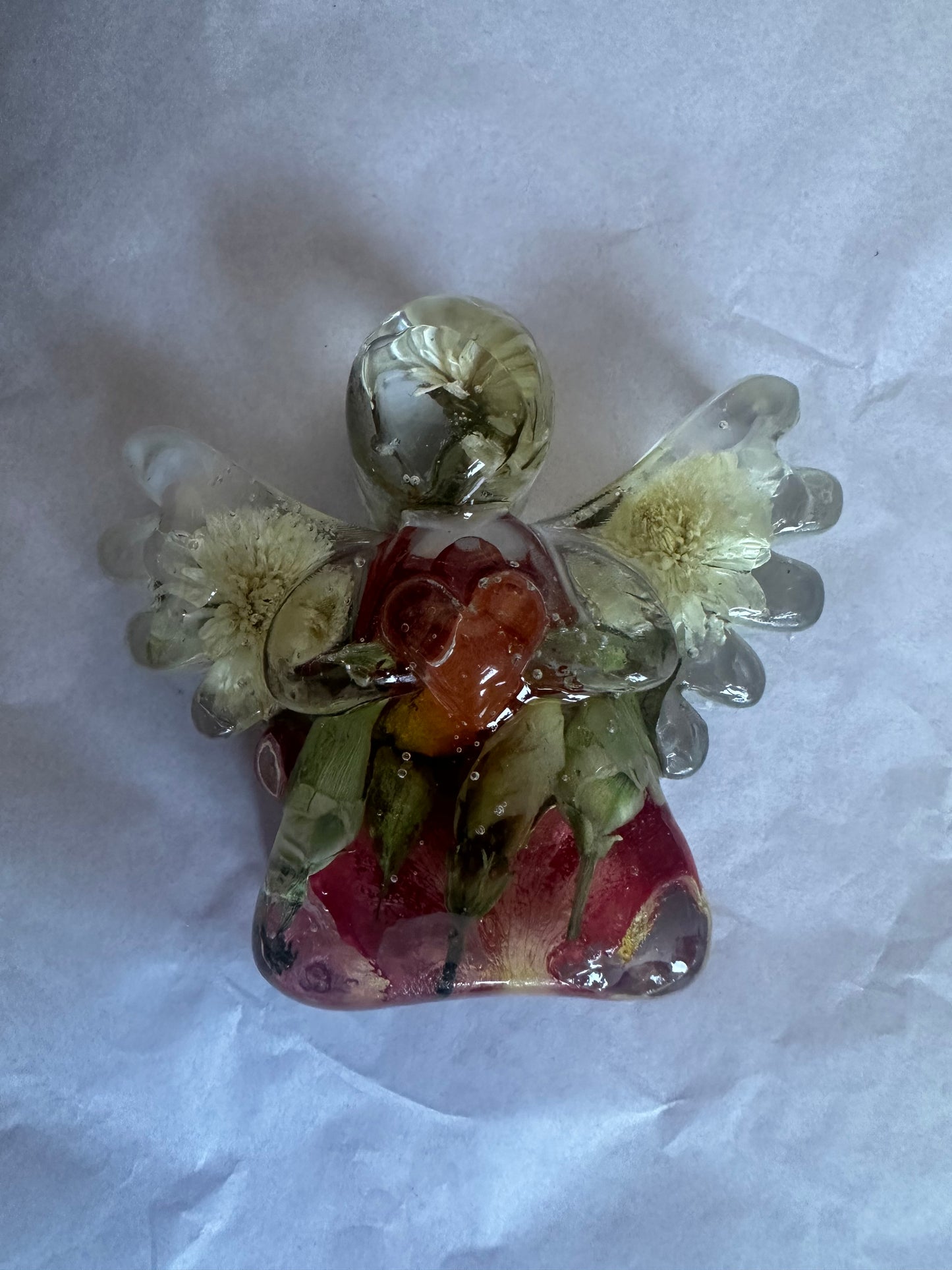Flower preservation angel