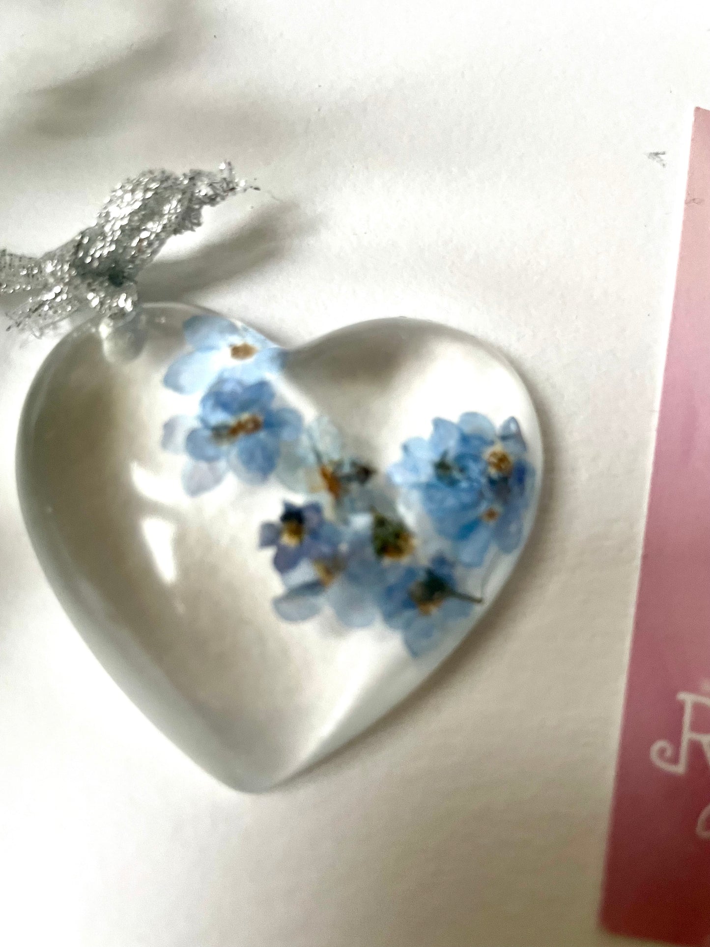 Forget me not and resin pocket hug