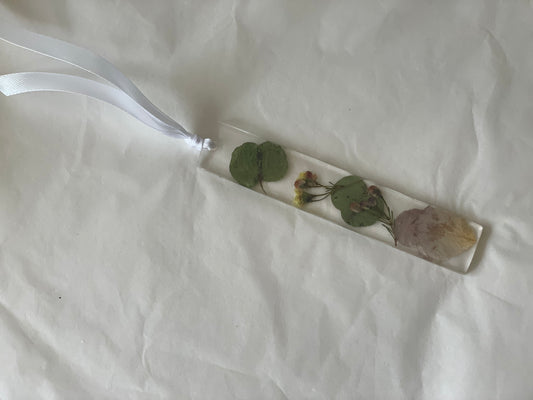 Flower Preservation Bookmark