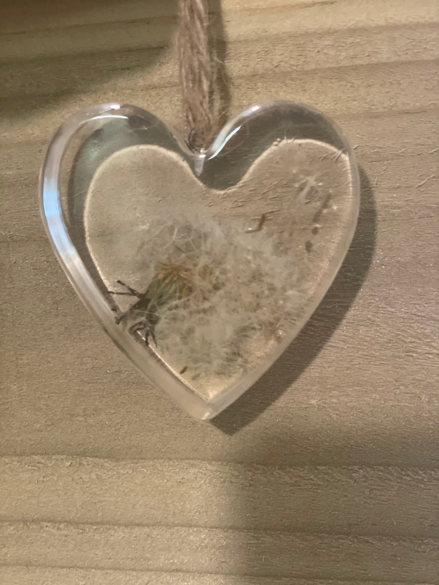 Real dandelion wish set in resin , gift for her, military child gift