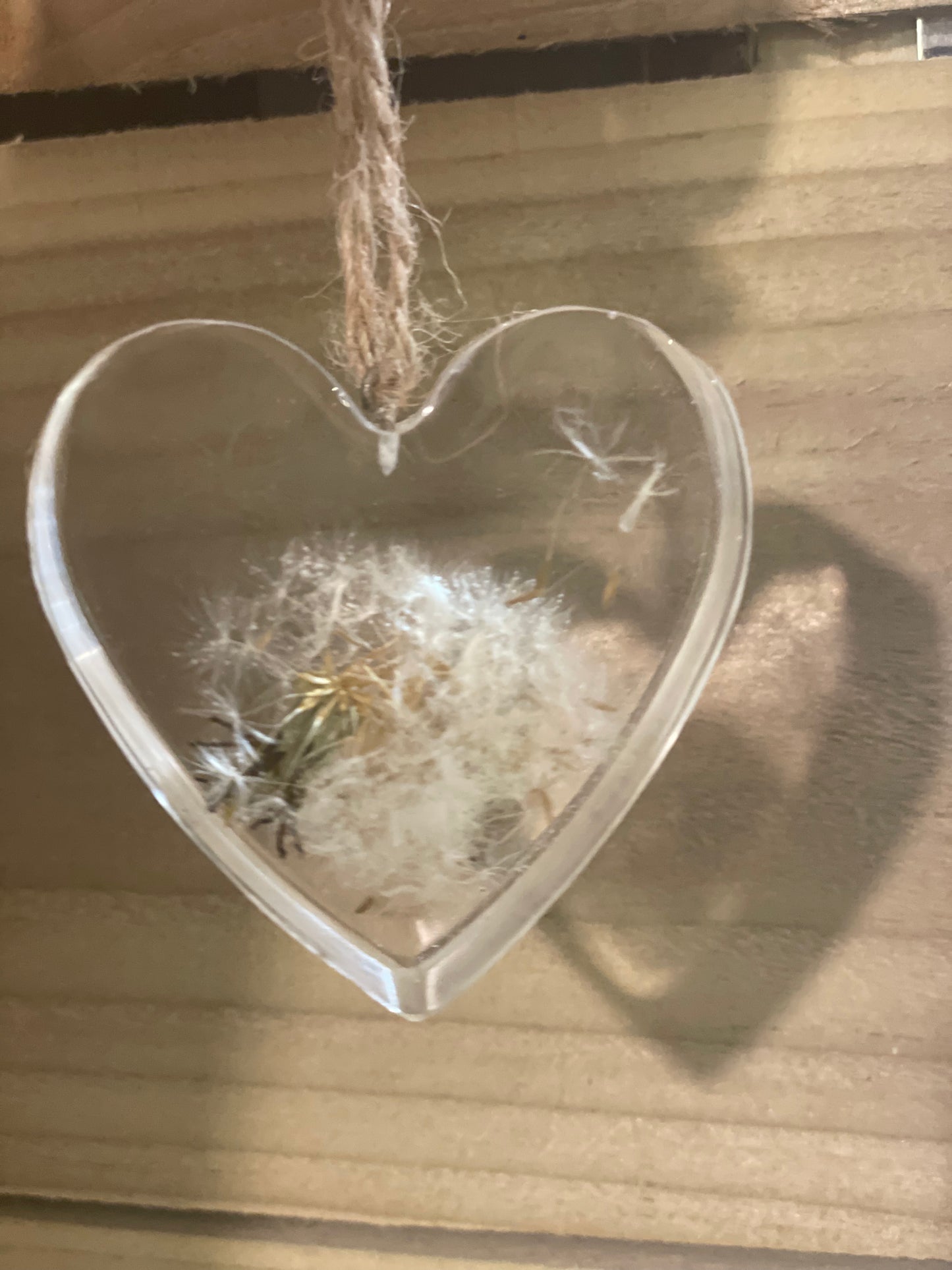 Real dandelion wish set in resin , gift for her, military child gift