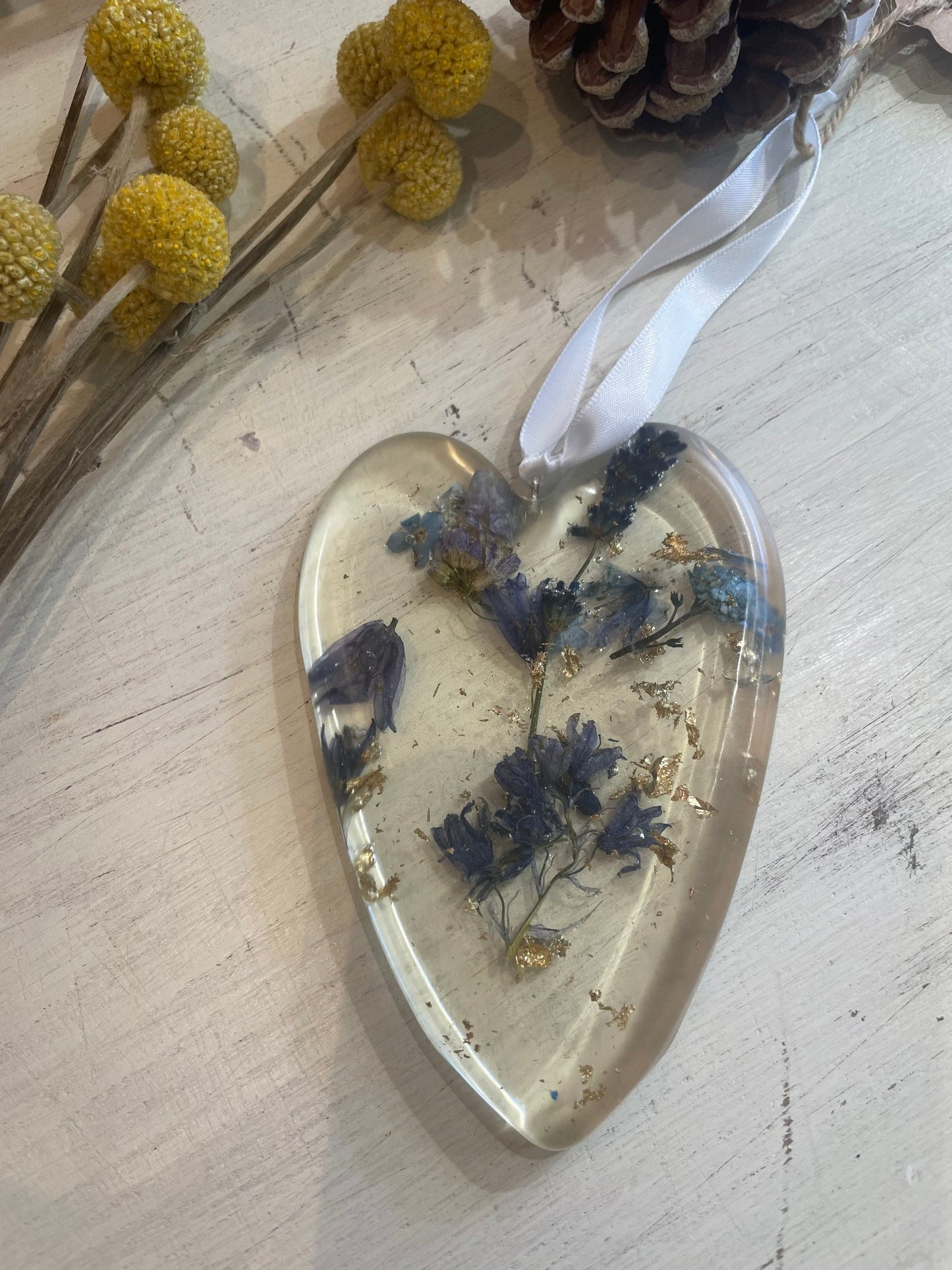 Wedding Flower preservation heart keepsake, bridal bouquet preserved flowers in resin, funeral flowers preservation resin  heart keepsake