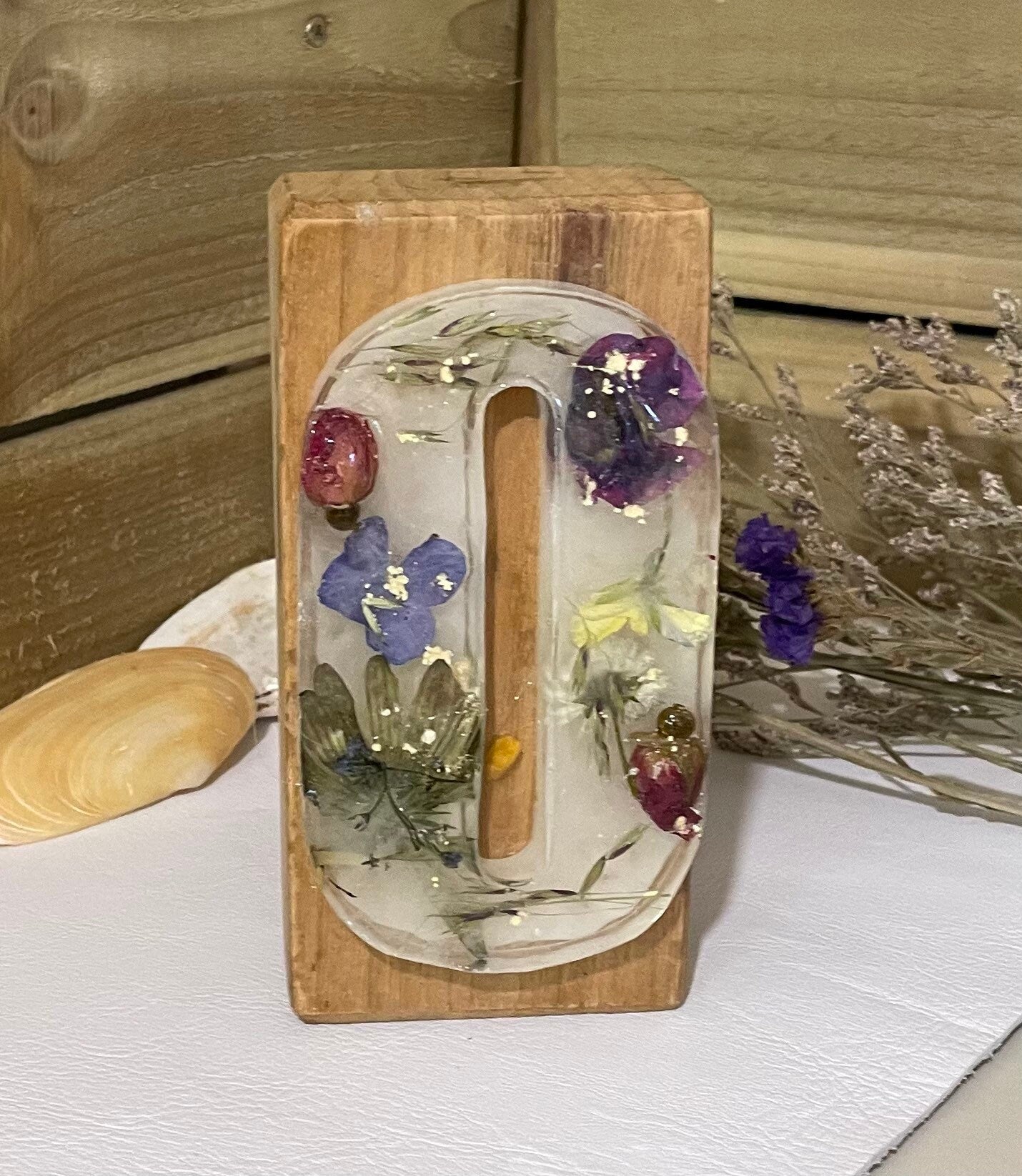 Love sign made from real flowers in resin and reclaimed wood, love gift for her, anniversary gift for special couple, unique wedding gift,