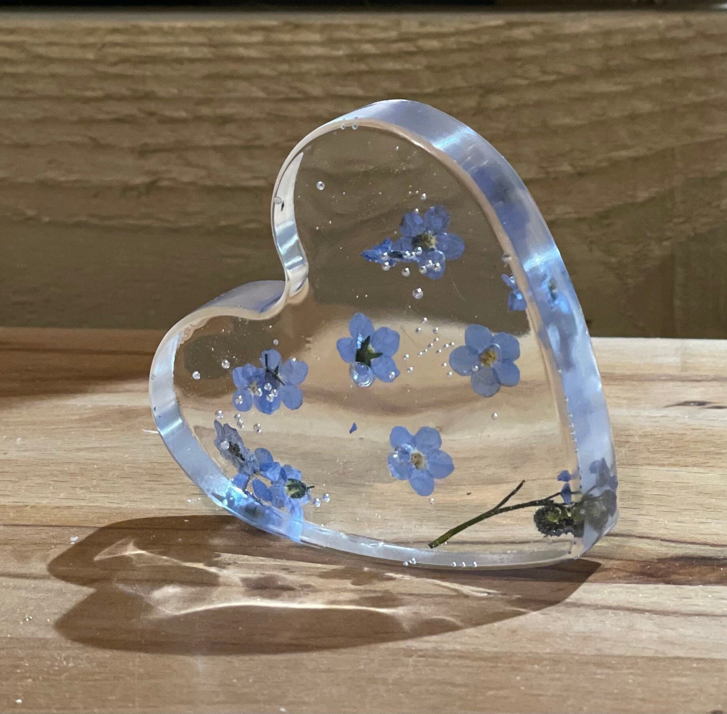 Forget me not free standing heart, Mother’s Day gift, memorial gift, gift for her, gift for nature lover, wildflower heart, sympathy gift,