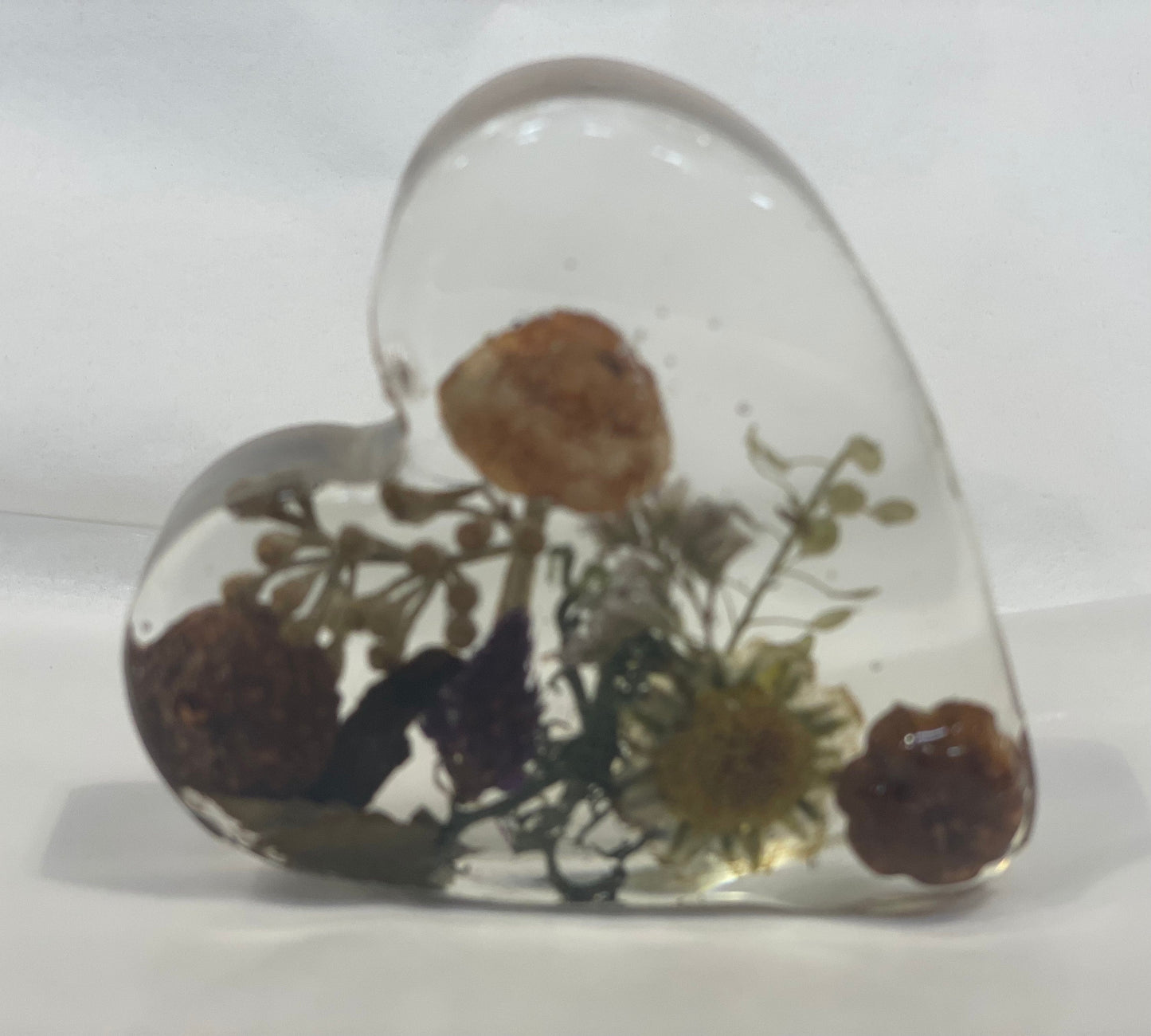 Toadstool free standing heart, Mother’s Day gift, Christmas gift, gift for her, gift for nature lover, wildflower heart, mushroom  heart